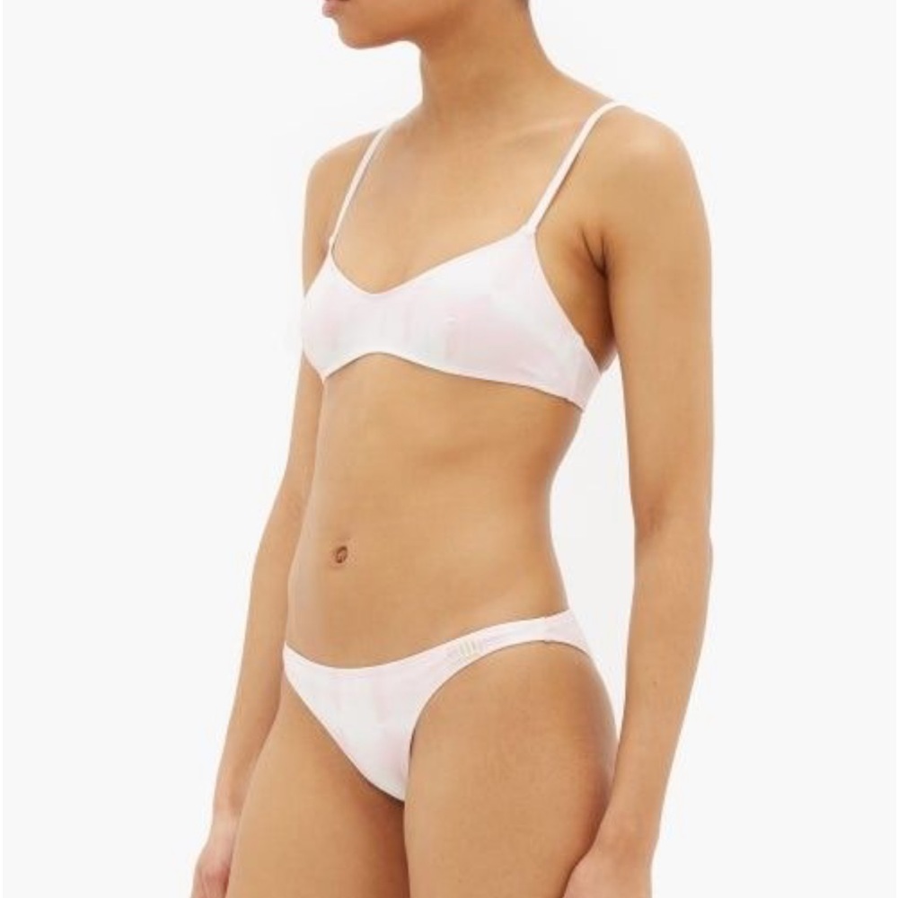 Solid And Striped Pink Marble Bikini - image 4